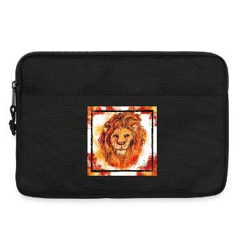Der Rote Löwe - Laptoptasche 13" - Schwarz - Vorne