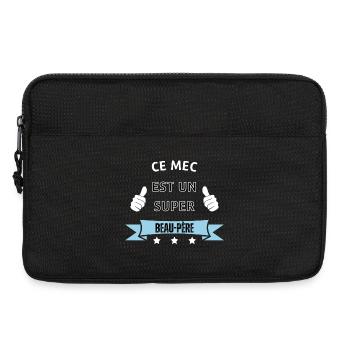 Ce mec est un super beau père - Sacoche pour ordinateur portable 13 pouces - noir - Devant