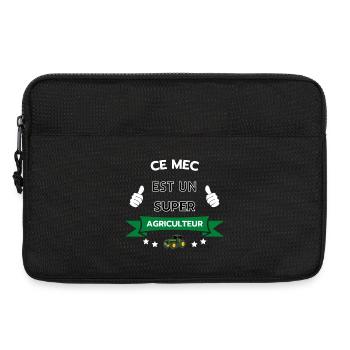Ce mec est un super agriculteur - Sacoche pour ordinateur portable 13 pouces - noir - Devant