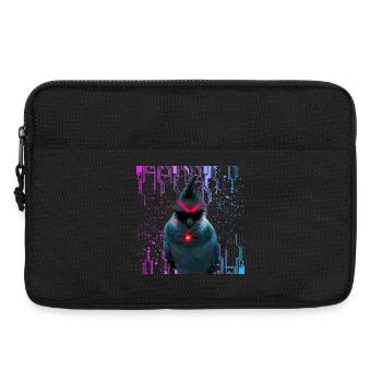 Cyber Cockatiel Neon Bloom - Sacoche pour ordinateur portable 13 pouces - noir - Devant