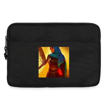 Brave Belle Hijab Femme avec Pistolet - Sacoche pour ordinateur portable 13 pouces - noir - Devant