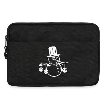 xmas christmas christmas symbol graphic baubles - Laptop bag 13" - black - Front