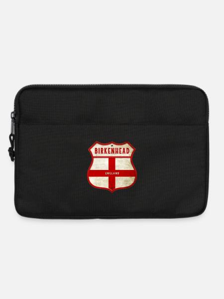 Birkenhead England Wappen - Laptoptasche 13" - Schwarz