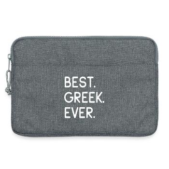 Best Greek Ever Bester Grieche Aller Zeiten - Laptoptasche 13" - Grau meliert - Vorne
