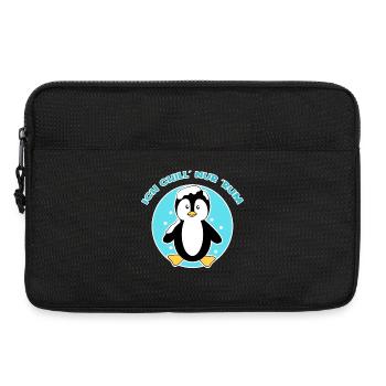 Pinguin Eis Kälte Seevogel Schnee Tier Südpol - Laptoptasche 13" - Schwarz - Vorne