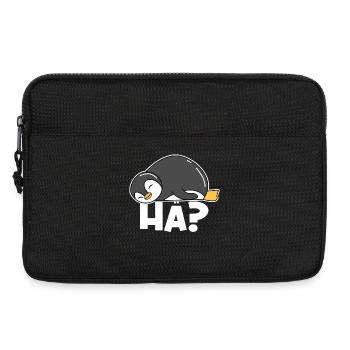 Kalt Pinguin Tier Spruch Antarktis Seevogel - Laptoptasche 13" - Schwarz - Vorne