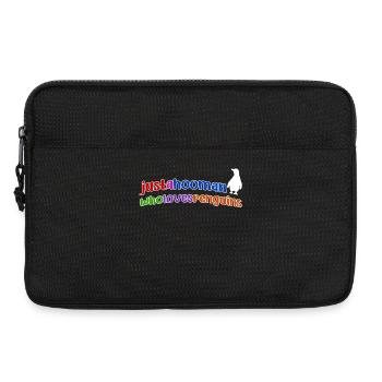 Vogel Tier Pinguin Zoo Südpol Statement Seevogel - Laptoptasche 13" - Schwarz - Vorne