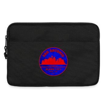 San Antonio Skyline Retro-Abzeichen - Laptoptasche 13" - Schwarz - Vorne
