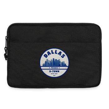 Dallas Skyline DTown Vintage Badge - Laptop bag 13" - black - Front