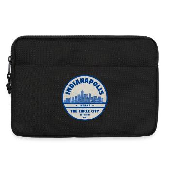 Indy County Town Skyline Vintage - Laptop bag 13" - black - Front