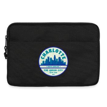 Charlotte Skyline Queen City - Laptop bag 13" - black - Front