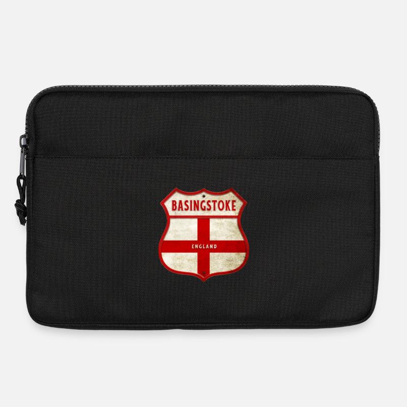 Basingstoke England Wappen - Laptoptasche 13" - Schwarz