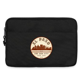 El Paso Skyline Vintage Seal - Laptop bag 13" - black - Front