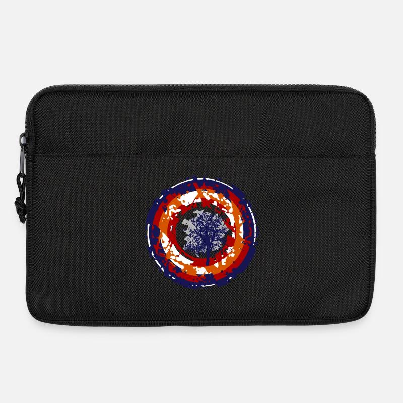 Crazy Bullseye - Laptop bag 13" - black