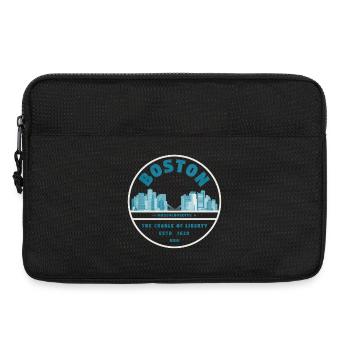 Boston Skyline Abzeichen Liberty - Laptoptasche 13" - Schwarz - Vorne