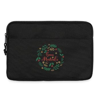 Frohe Weihnachten T-Shirt Frohe Weihnachten T-Shirt - Laptoptasche 13" - Schwarz - Vorne