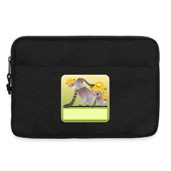 NOM CADEAUX MAISON CONSTRUCTION NEUVE RATONS LAVEURS - Sacoche pour ordinateur portable 13 pouces - noir - Devant