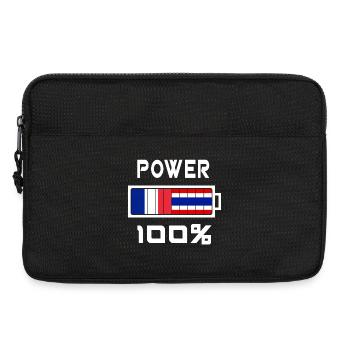 La Thaïlande et France Power 100 % - Sacoche pour ordinateur portable 13 pouces - noir - Devant