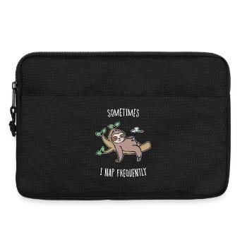 Jungle Dweller Animal Sloth Humorous Statement - Laptop bag 13" - black - Front