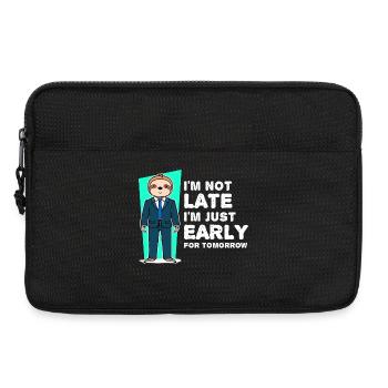 Sloth Mammals Humorous Statement Slow - Laptop bag 13" - black - Front