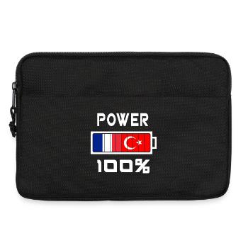 La Turquie et France Power 100 % - Sacoche pour ordinateur portable 13 pouces - noir - Devant