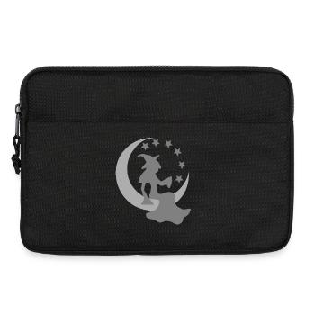 Mondsichel, Hexen design, Mädchen, Schlafzimm deko - Laptoptasche 13" - Schwarz - Vorne