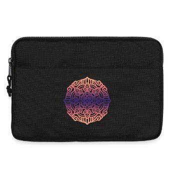 Mandala - Laptoptasche 13" - Schwarz - Vorne