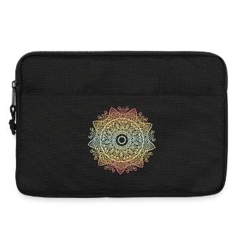 Mandala - Laptoptasche 13" - Schwarz - Vorne
