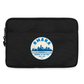 Omaha Skyline: Gateway to the West - Laptoptasche 13" - Schwarz - Vorne
