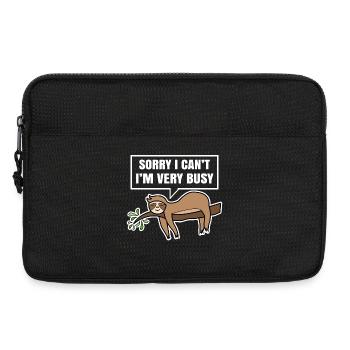 Sloth Chill Animal Statement Mammal Lazy - Laptop bag 13" - black - Front