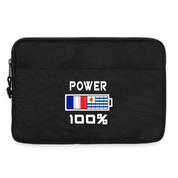 Uruguay und Frankreich Power 100% - Laptoptasche 13" - Schwarz - Vorne