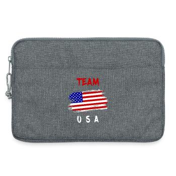 Team USA - Laptoptasche 13" - Grau meliert - Vorne