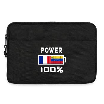 Venezuela et France Power 100 % - Sacoche pour ordinateur portable 13 pouces - noir - Devant