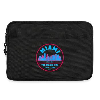 Miami États-Unis - Sacoche pour ordinateur portable 13 pouces - noir - Devant