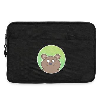 Bear - Laptop bag 13" - black - Front