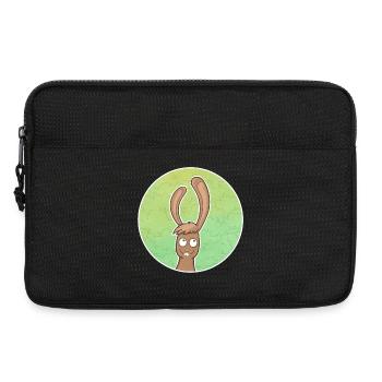 Lapin - Sacoche pour ordinateur portable 13 pouces - noir - Devant