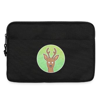 Rehbock - Laptoptasche 13" - Schwarz - Vorne