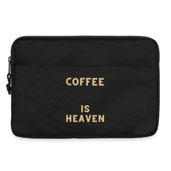 COFFEE IS HEAVEN - Laptoptasche 13" - Schwarz - Vorne