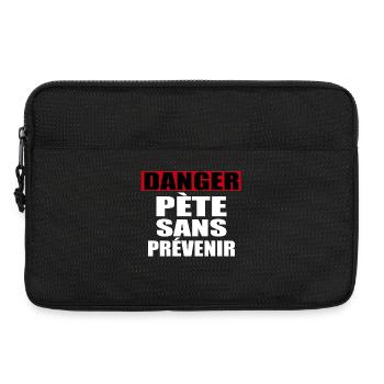 Danger Pete Sans Prévenir - Sacoche pour ordinateur portable 13 pouces - noir - Devant
