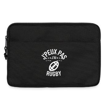 Ich kann nicht Rugby haben - Laptoptasche 13" - Schwarz - Vorne