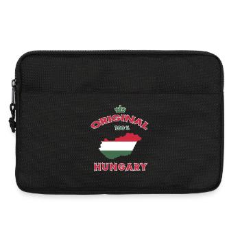 Ungarn Original 100% Flaggen Design - Laptoptasche 13" - Schwarz - Vorne