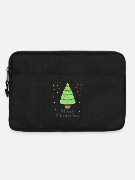 Frohe Weihnachten - Laptoptasche 13" - Schwarz