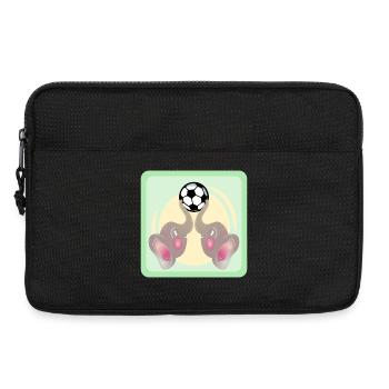 Children Football - Elephants COUPLE - Football Game - Laptop bag 13" - black - Front