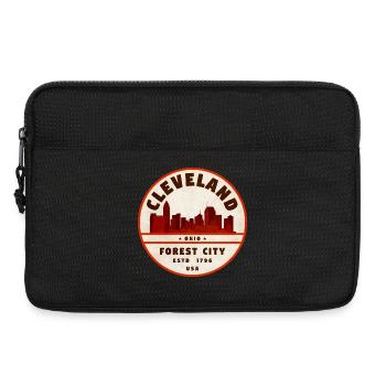Emblème de la Cleveland Forest City - Sacoche pour ordinateur portable 13 pouces - noir - Devant