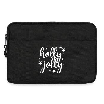 Holly Jolly Weihnachten X-Mas - Laptoptasche 13" - Schwarz - Vorne