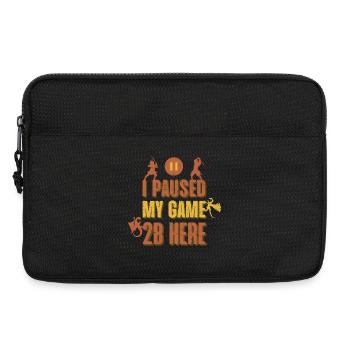 Ich habe mein Spiel 2B hier pausiert - Laptoptasche 13" - Schwarz - Vorne