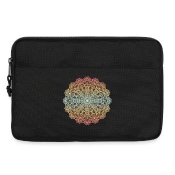 Mandala - Laptoptasche 13" - Schwarz - Vorne