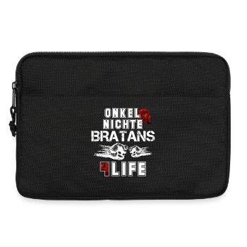 Onkel und Nichte Bratans fürs Leben Geschenk - Laptoptasche 13" - Schwarz - Vorne