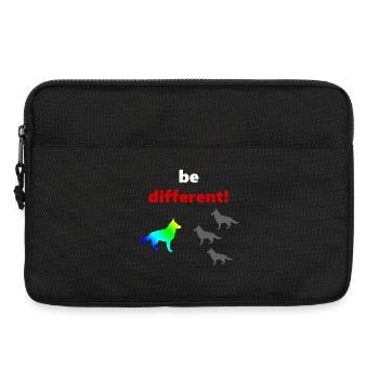tolle Hundesprüche, Be Different - Laptoptasche 13" - Schwarz - Vorne