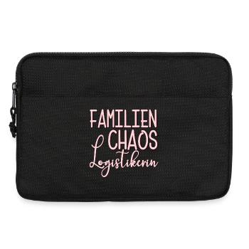 Familien Chaos Logistikerin - MAMA - OMA - Laptoptasche 13" - Schwarz - Vorne